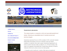 Tablet Screenshot of geolab.com.au