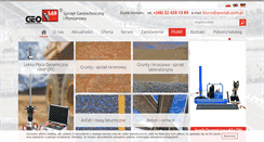 Desktop Screenshot of geolab.com.pl